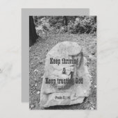 勇気付けられるフラットグリーティングカードの聖なる書物、 経典 (正面/裏面)