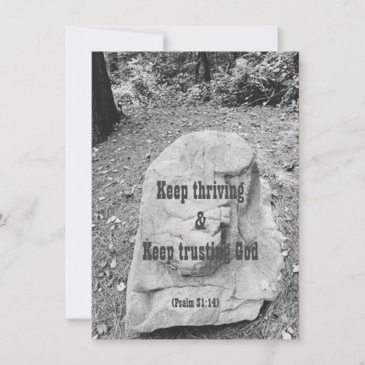 勇気付けられるフラットグリーティングカードの聖なる書物、 経典 (正面)