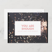 勇気付けられるポストカードの輝きを失わない ポストカード (正面/裏面)