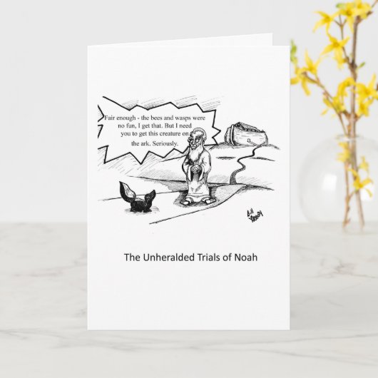 勇気付けられるユーモアあいさつカード カード (黄色い花)