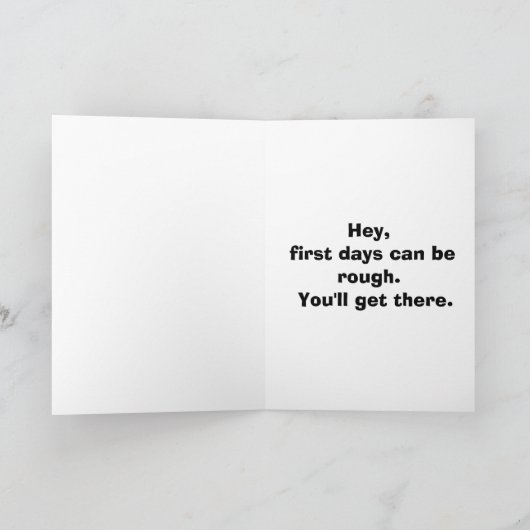 勇気付けられるユーモアあいさつカード カード (内部)