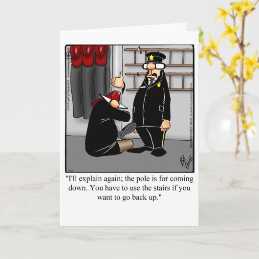 勇気付けられるユーモアあいさつカード カード (黄色い花)