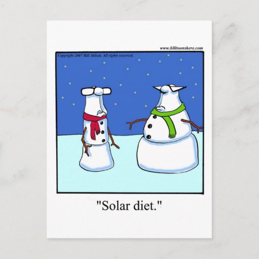 勇気付けられるユーモアはがき ポストカード (正面)