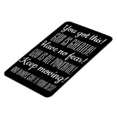 勇気付けられる信仰インスピレーション神素晴らしは! マグネット (左側)