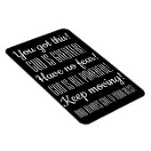 勇気付けられる信仰インスピレーション神素晴らしは! マグネット (右側)