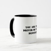 勇気付けられる吸気コーヒーマグ マグカップ (正面左)