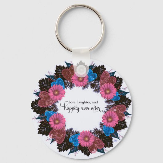 勇気付けられる啓発心地よい希望 キーホルダー (正面)