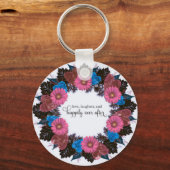 勇気付けられる啓発心地よい希望 キーホルダー (正面)