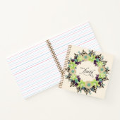 勇気付けられる啓発心地よい希望 ノートブック (内部)