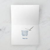 勇気付けられる引用文とツリー カード (内部)