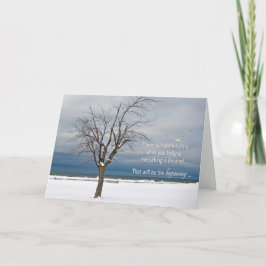 勇気付けられる引用文とツリー カード
