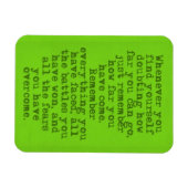 勇気付けられる引用文のモチベーション来は マグネット (横)