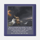 勇気付けられる引用文 マグネット (正面)