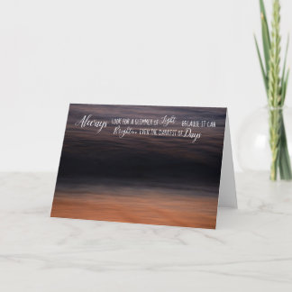 勇気付けられる感動的またはモチベーション用カード カード