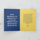 勇気付けられる戦闘機カード シーズンカード (内部)