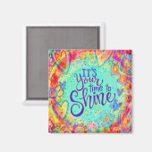 勇気付けられる時からマグネットの輝き マグネット (正面/裏面)