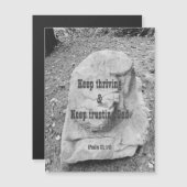 勇気付けられる磁気グリーティングカードの聖なる書物、 経典 (正面/裏面)