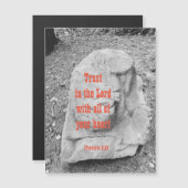 勇気付けられる磁気グリーティングカードの聖なる書物、 経典 (正面/裏面)