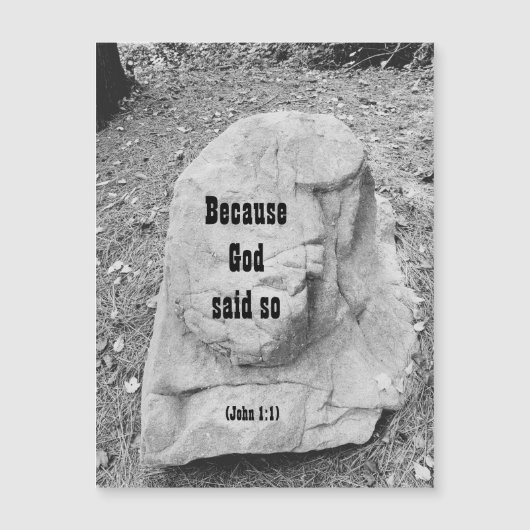 勇気付けられる磁気グリーティングカードの聖なる書物、 経典 (正面)