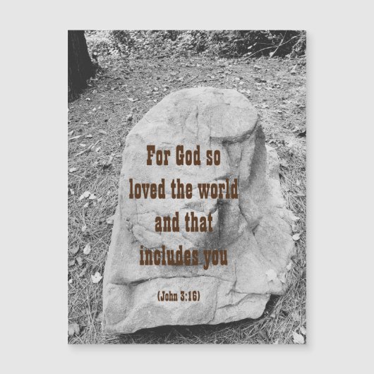 勇気付けられる磁気グリーティングカードの聖なる書物、 経典 (正面)