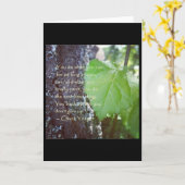 勇気付けられる空白のノートカード カード (黄色い花)