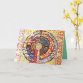 勇気付けられる考えズオブユーカード – Brラビリンス カード (黄色い花)