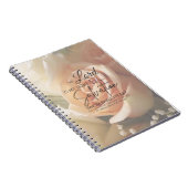 勇気付けられる聖書詩篇27:1 ノートブック (右側)