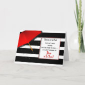 -勇気付けられる雨マグで踊ること カード (正面)