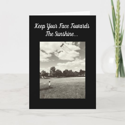 勇気付けられる顔ザサンシャインインスピレーションバース カード (正面)