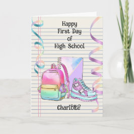 勇気付けられる高校1日目 カード