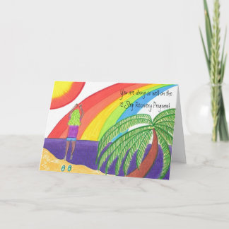 勇気付けられる12のステップ回復 カード