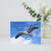 勇気付けられる_はがき ポストカード (スタンド正面)