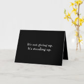 勇気付けられる カード (黄色い花)