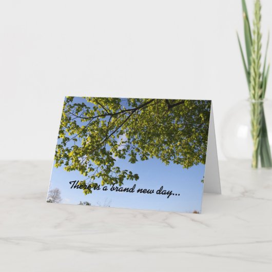 勇気付けられる カード (正面)