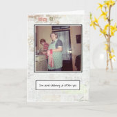 勇気付けられる カード (黄色い花)