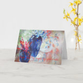 勇気付けられる カード (黄色い花)