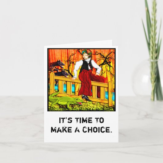 勇気付けられる カード (正面)