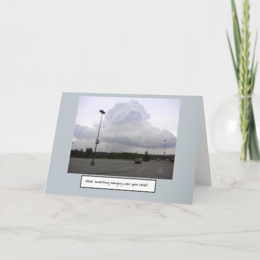 勇気付けられる カード (正面)