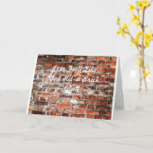 勇気付けられる カード (黄色い花)