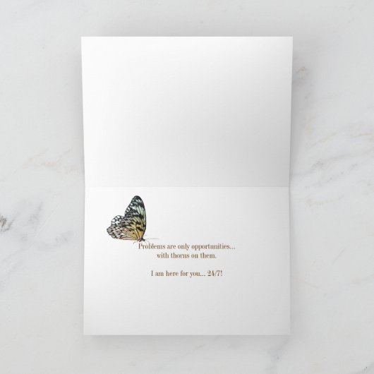 勇気付けられる カード (内部)