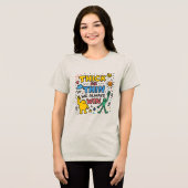 勇気付けられる トライブレンドTシャツ (正面全面)
