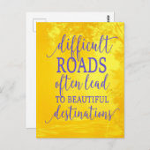 勇気付けられる ポストカード (正面/裏面)