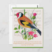 勇気付けられる ポストカード (正面/裏面)