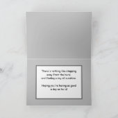 勇気付けられる、太陽の下にかわいいファームシーン カード (内部)