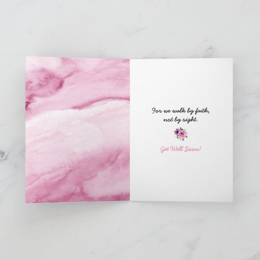 勇気付けられる、我々は信仰によって歩く見るによってではない シーズンカード (内部)