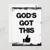 勇気付けられる:神の得これだ ポストカード (正面/裏面)