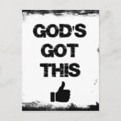 勇気付けられる：神の得これだ ポストカード (正面)