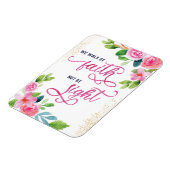 勇気付けられる、私たちは信仰によって歩くSight Holidによってではない マグネット (左側)