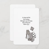 勇気付けられる、私は信じあなたに – フラットカード (正面/裏面)