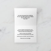 勇気付けられる(聖なる書物、 経典参照) ノートカード (内部)